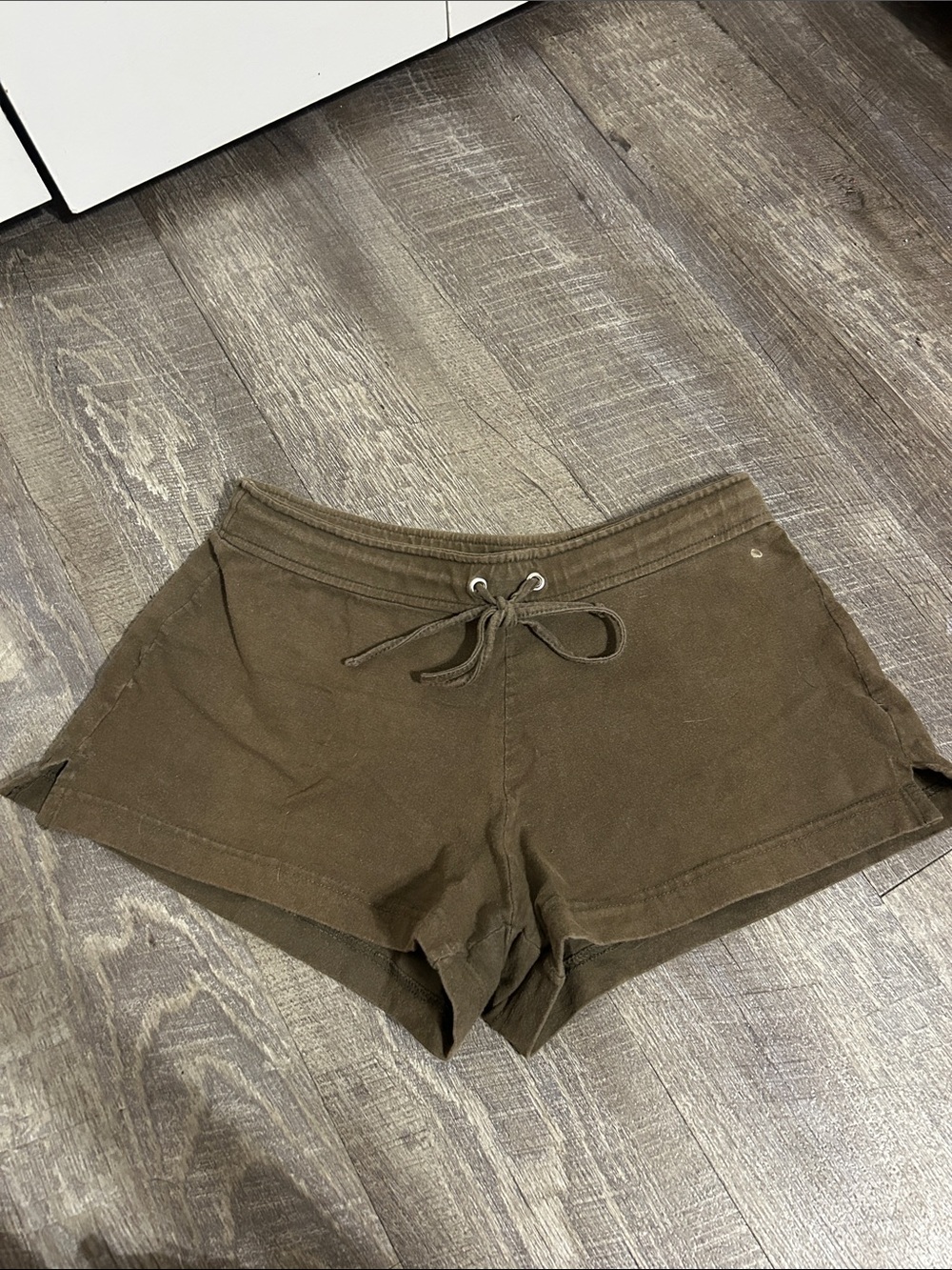 Rue21 Olive Drawstring Mini Athletic Lounge Shorts